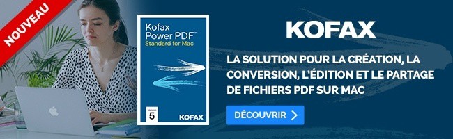 Nouveau : Kofax Power PDF V5 pour MAC